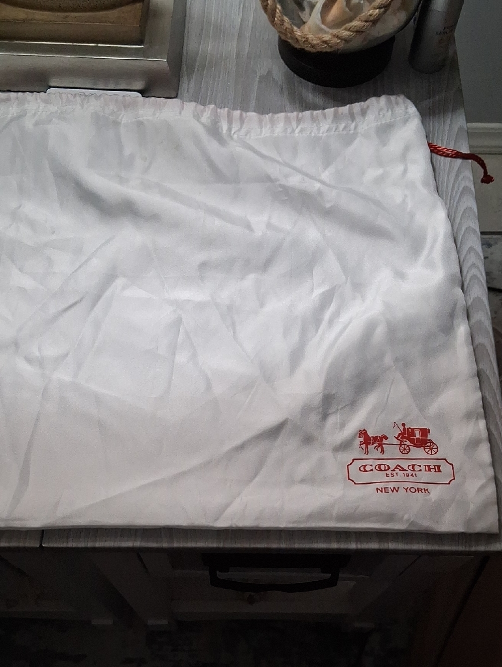 Coach Dust Cover Approx Size 14x18